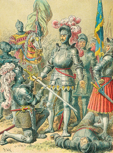 King Francis I at the battle of Pavia