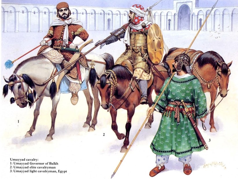 Ummayad Cavalry around 700