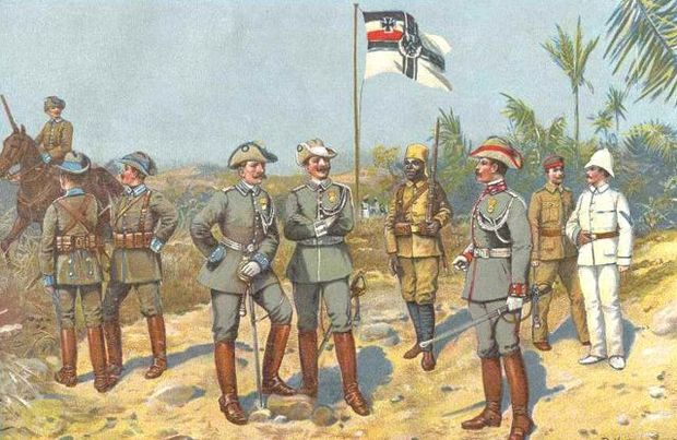 German colonial troops